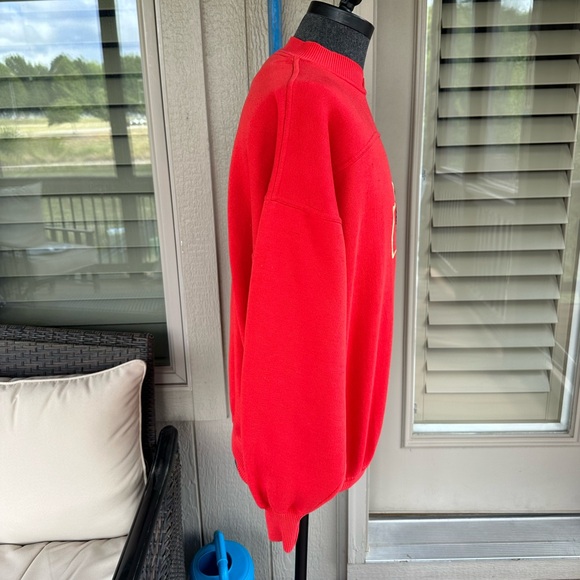 CRABLE 🏈 Vintage Men’s Red ‘Kansas City CHIEFS’ Crewneck Sweatshirt - Size XL - Picture 8 of 14